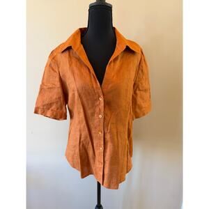 Lafayette 148 Linen Button Down